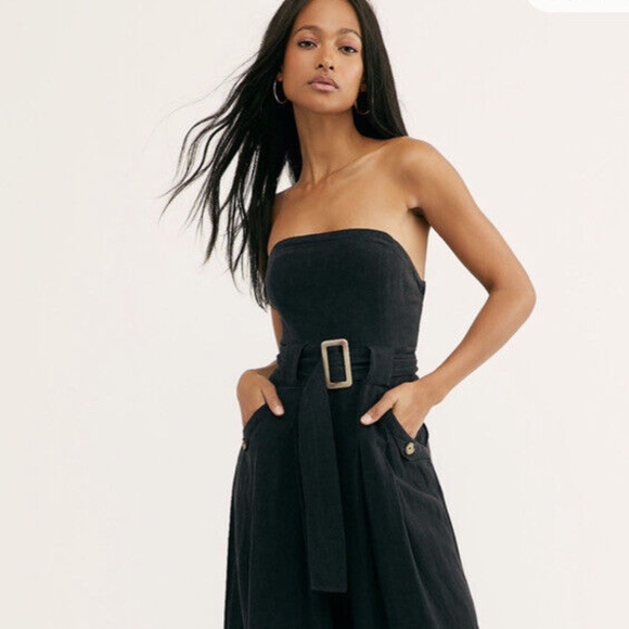 Free People Pants - Free People Lucia Strapless Jumpsuit